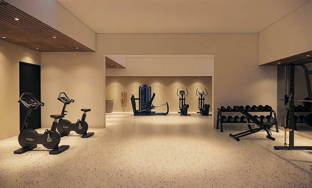 Salle d'entraînement moderne